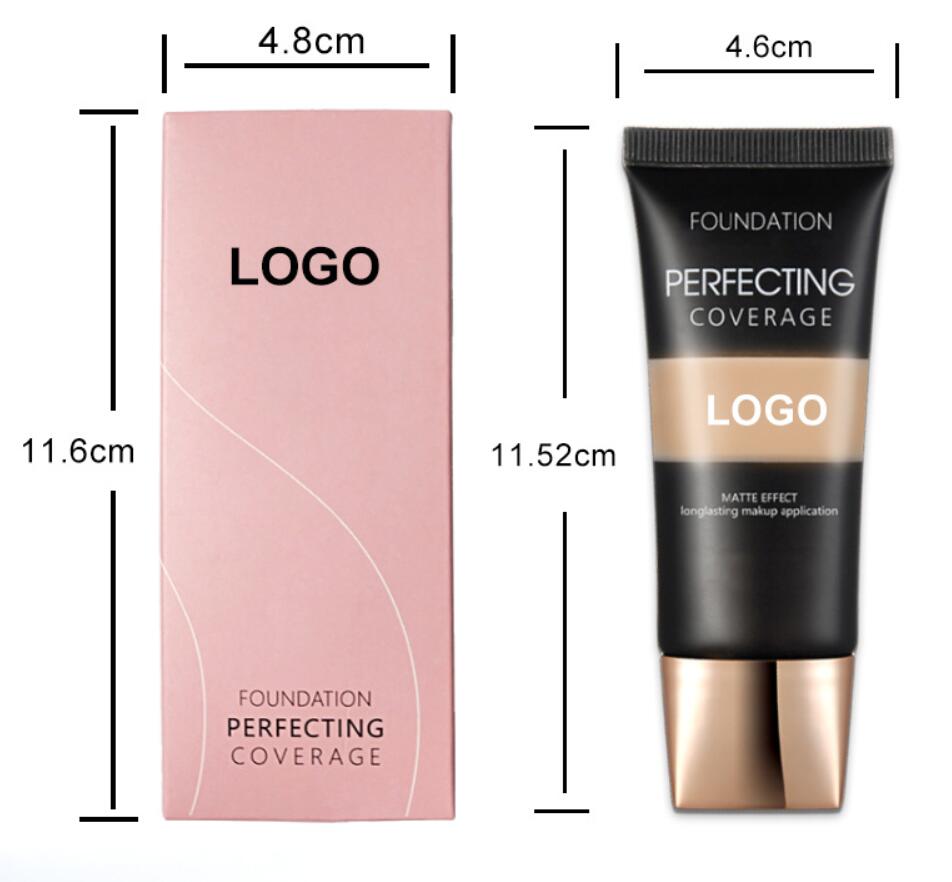 Private Label Cosmetics Liquid Foundation Soft Matte Concealer 13 Colors Primer Base Face Make up Foundation Contour Wholesale