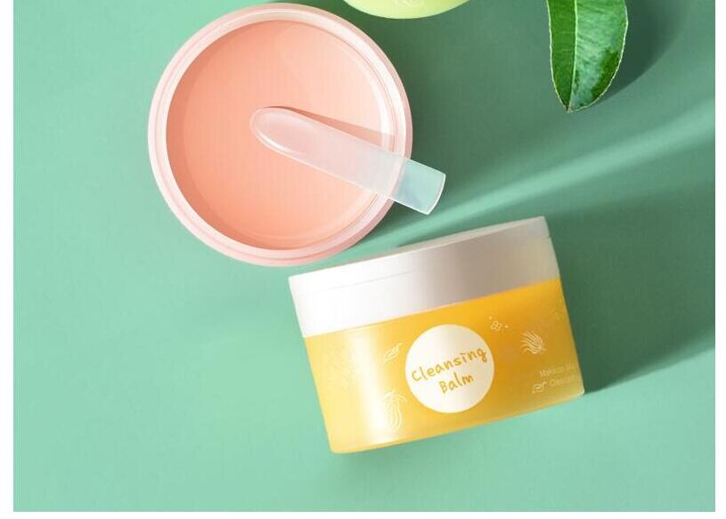 New Product Vegetable Oil Peach Makeup Remover Cleansing Ice Cream with A Gentle Texture and No Tightness Makeup Remover