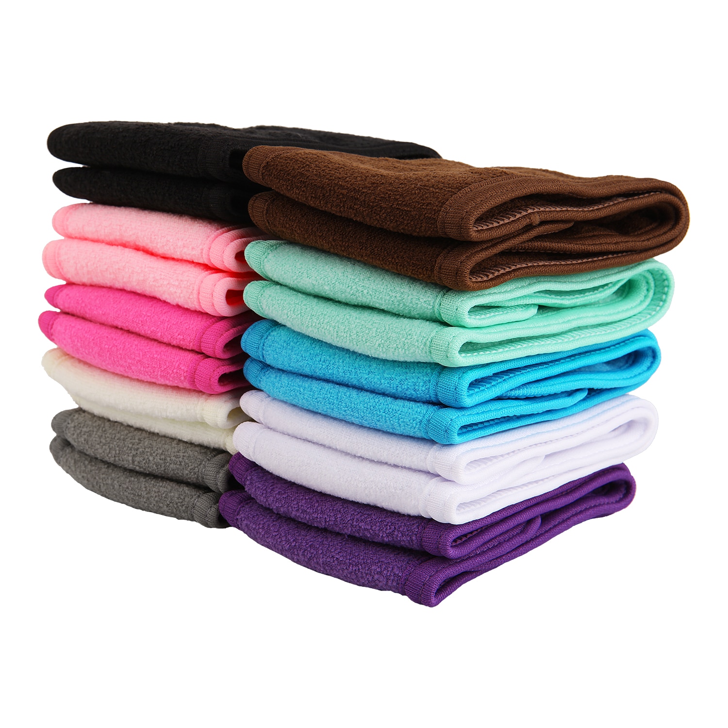 Towel Head Band Spa Face Wash Makeup Sweat Head Wrap Non-slip Stretchable Washable Headband Hair band for Sports Hairbands