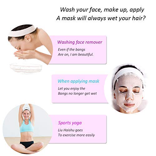 Towel Head Band Spa Face Wash Makeup Sweat Head Wrap Non-slip Stretchable Washable Headband Hair band for Sports Hairbands