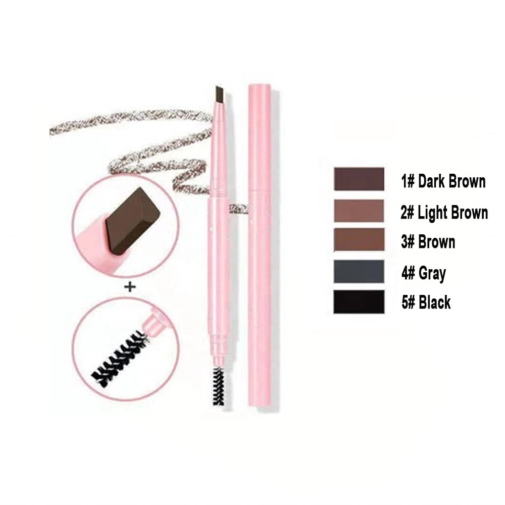 Pink Eyebrow Pencil Wholesale OEM Customize Brown Makeup Eyebrow Pencils Water Proof Suppliers Private Label Eyebrow Tint