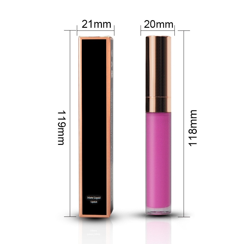 Private Label Bulk Cosmetics Lip Liquid Matte Lipstick Lipgloss High Quality Custom Logo Wholesale Make Your Own Makeup Brand