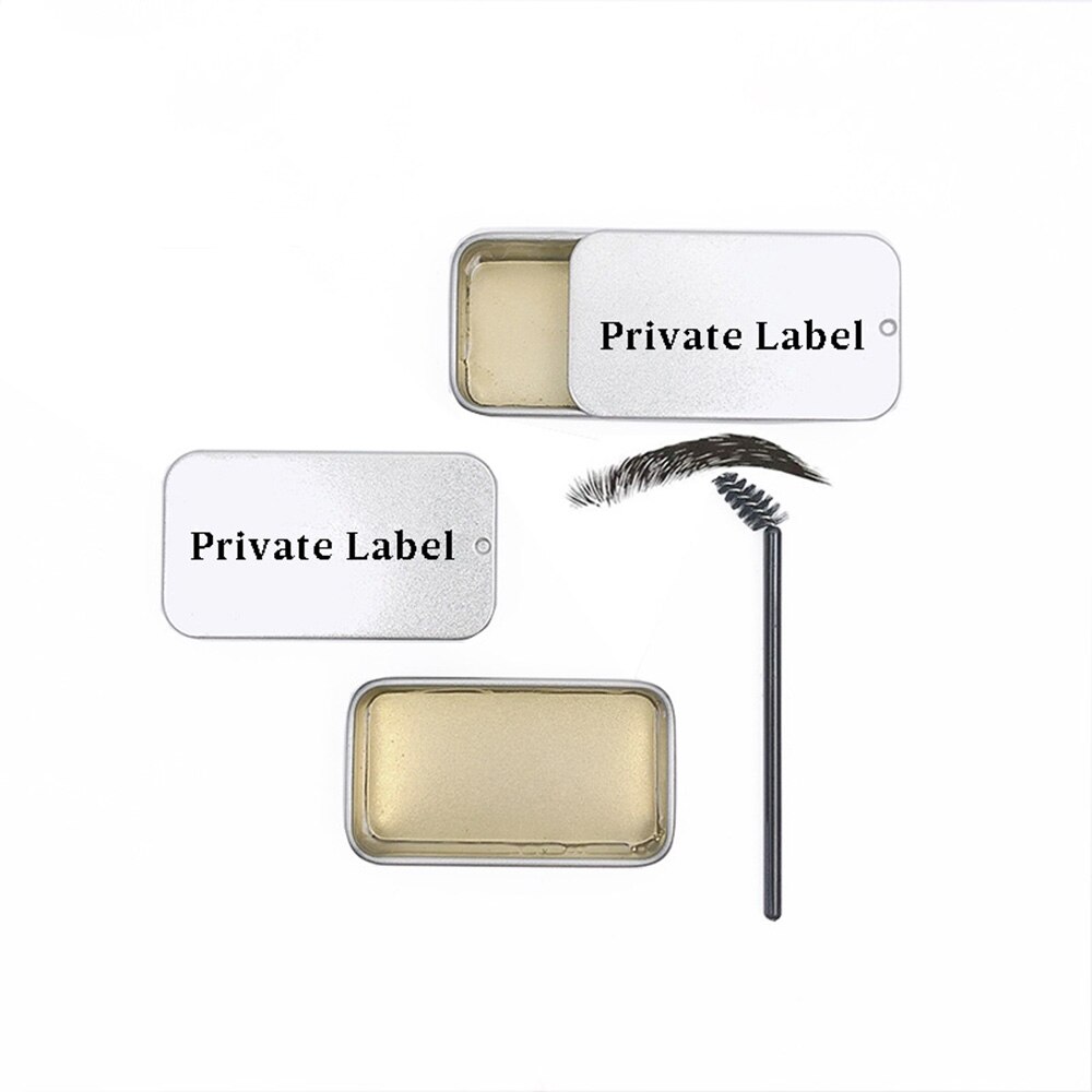 10 Piece Clear Brow Soap Private Label Wild Eyebrow Styling Cosmetics Eyebrow Gel No Logo Makeup Cream Custom Logo Wholesale